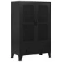 Industrial office cabinet with black steel mesh doors 75x40x120cm by , Filing cabinets - Ref: Foro24-145355, Price: 228,25 €,...
