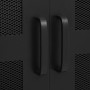Industrial office cabinet with black steel mesh doors 75x40x120cm by , Filing cabinets - Ref: Foro24-145355, Price: 223,33 €,...