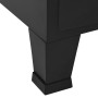 Industrieller Büroschrank mit schwarzen Stahlgittertüren, 75x40x120cm. von , Aktenschränke - Ref: Foro24-145355, Preis: 223,2...