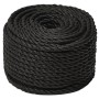 Schwarzes Polypropylen-Arbeitsseil 20 mm 50 m von , Seile und Metallschnüre - Ref: Foro24-153030, Preis: 63,42 €, Rabatt: %