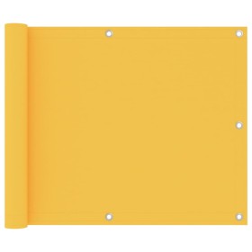 Balcony awning yellow oxford fabric 75x300 cm by vidaXL, Umbrellas - Ref: Foro24-135020, Price: 21,76 €, Discount: %