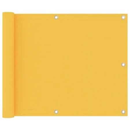 Balcony awning yellow oxford fabric 75x300 cm by vidaXL, Umbrellas - Ref: Foro24-135020, Price: 21,76 €, Discount: %