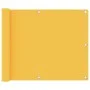 Balcony awning yellow oxford fabric 75x300 cm by vidaXL, Umbrellas - Ref: Foro24-135020, Price: 21,76 €, Discount: %