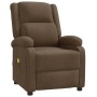 Sillón de masaje eléctrico tela marrón de , Sillones de masaje eléctricos - Ref: Foro24-340938, Precio: 234,67 €, Descuento: %