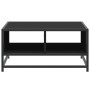 Engineered wood and black metal coffee table 60.5x60.5x30 cm by , Coffee table - Ref: Foro24-848764, Price: 45,98 €, Discount: %
