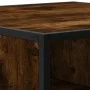 Smoked oak wood and metal coffee table 60.5x60.5x30 cm by , Coffee table - Ref: Foro24-848766, Price: 44,18 €, Discount: %