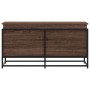 Storage box with brown oak wood lid 100x40x51.5 cm by , Storage baskets - Ref: Foro24-848808, Price: 79,39 €, Discount: %