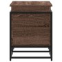 Storage box with brown oak wood lid 100x40x51.5 cm by , Storage baskets - Ref: Foro24-848808, Price: 79,39 €, Discount: %