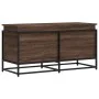 Aufbewahrungsbox mit braunem Eichenholzdeckel 100x40x51,5 cm. von , Aufbewahrungskörbe - Ref: Foro24-848808, Preis: 78,44 €, ...