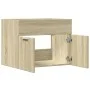 Waschbeckenunterschrank aus Sperrholz in Eichenfarbe, 60x38,5x46 cm. von , Badezimmermöbel - Ref: Foro24-856207, Preis: 46,79...