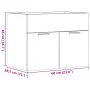 Armario para lavabo contrachapada color roble 60x38,5x46 cm de , Muebles de baño - Ref: Foro24-856207, Precio: 46,78 €, Descu...