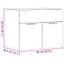 Waschbeckenunterschrank aus Sperrholz in Eichenfarbe, 60x38,5x46 cm. von , Badezimmermöbel - Ref: Foro24-856207, Preis: 47,50...