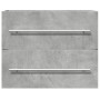 Armario para lavabo aglomerado gris hormigón 60x38,5x48 cm