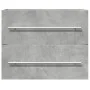 Armario para lavabo aglomerado gris hormigón 60x38,5x48 cm de , Muebles de baño - Ref: Foro24-856224, Precio: 47,31 €, Descue...