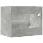 Vanity cabinet made of gray concrete particleboard, 60x38.5x48 cm by , Bathroom furniture - Ref: Foro24-856224, Price: 47,31 ...