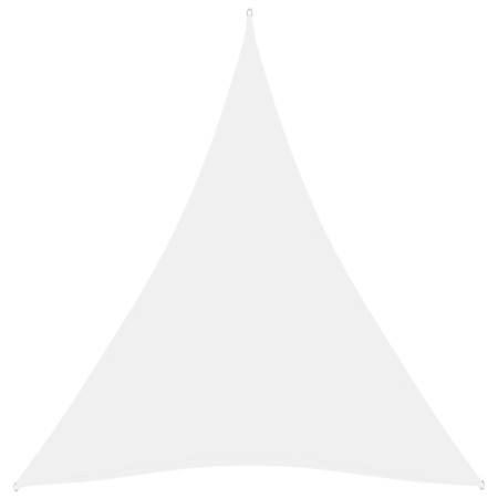 White Oxford cloth triangular sail awning 4x5x5 m by vidaXL, Umbrellas - Ref: Foro24-135289, Price: 34,39 €, Discount: %