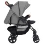 Light gray steel 2-in-1 baby stroller by , Baby strollers - Ref: Foro24-10371, Price: 148,21 €, Discount: %
