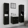 Juego de muebles de baño madera de ingeniería negro de , Muebles de baño - Ref: Foro24-3071037, Precio: 169,42 €, Descuento: %