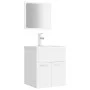 Badezimmerset aus weißem Sperrholz-Möbeln von , Badezimmermöbel - Ref: Foro24-3071306, Preis: 164,38 €, Rabatt: %