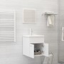 Badezimmerset aus weißem Sperrholz-Möbeln von , Badezimmermöbel - Ref: Foro24-3071306, Preis: 167,56 €, Rabatt: %