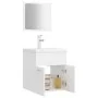 Conjunto de muebles de baño madera contrachapada blanco de , Muebles de baño - Ref: Foro24-3071306, Precio: 167,45 €, Descuen...