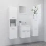 Badezimmerset aus weißem Ingenieurholz von , Badezimmermöbel - Ref: Foro24-3070901, Preis: 141,39 €, Rabatt: %