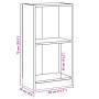 Sperrholzregal in Eichenholzfarbe 40x24x75 cm von , Bücherregale und Regale - Ref: Foro24-800822, Preis: 36,08 €, Rabatt: %
