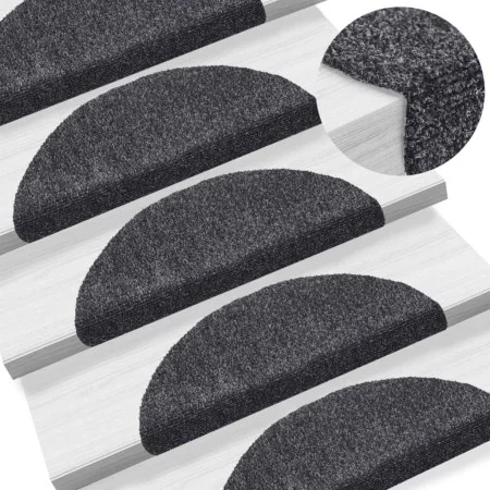 Self-adhesive stair treads 10 pcs gray 56x17x3 cm by , Stair mats - Ref: Foro24-149676, Price: 15,16 €, Discount: %