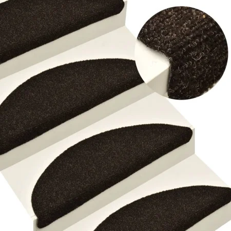 Selbstklebende Treppenmatte, 5 Stück, 65x21x4 cm, braun. von , Treppenmatten - Ref: Foro24-149710, Preis: 17,27 €, Rabatt: %