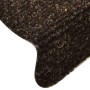 Alfombrilla autoadhesiva de escalera 5 uds 65x21x4 cm marrón de , Alfombrillas para escalones - Ref: Foro24-149710, Precio: 1...
