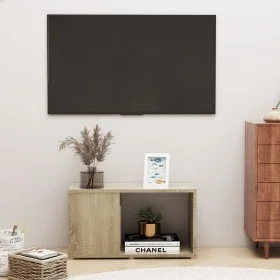 Mueble de TV madera contrachapada roble Sonoma 60x24x32 cm de , Muebles TV - Ref: Foro24-809056, Precio: 25,14 €, Descuento: %