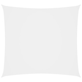 Toldo de vela rectangular tela Oxford blanco 3,5x4,5 m