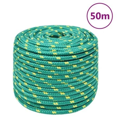 Grünes Polypropylen-Schiffstau 14 mm 50 m von , Seile und Metallschnüre - Ref: Foro24-152728, Preis: 38,31 €, Rabatt: %