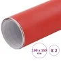 Láminas para coches 2 uds rojo mate 100x150 cm de , Vinilos para vehículos - Ref: Foro24-210710, Precio: 21,13 €, Descuento: %