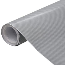 4D-Folien für Auto, 2 Stück, silber, 100x150 cm + 50x150 cm. von , Fahrzeug-Vinyls - Ref: Foro24-210727, Preis: 19,87 €, Raba...