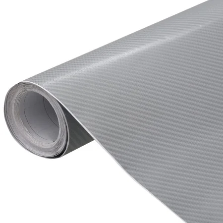 4D-Folien für Auto, 2 Stück, silber, 100x150 cm + 50x150 cm. von , Fahrzeug-Vinyls - Ref: Foro24-210727, Preis: 19,54 €, Raba...