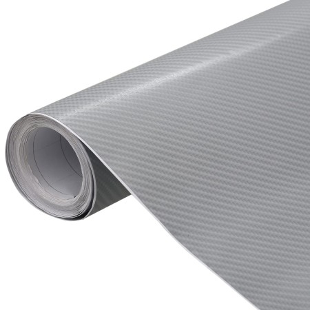 4D-Folien für Auto, 2 Stück, silber, 100x150 cm + 50x150 cm. von , Fahrzeug-Vinyls - Ref: Foro24-210727, Preis: 19,87 €, Raba...