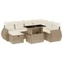 Set de sofás de jardín y cojines 8 piezas ratán sintético beige de , Conjuntos de jardín - Ref: Foro24-3275158, Precio: 623,3...