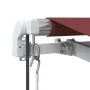 Toldo retráctil automático con luces LED burdeos 600x350 cm by , Awnings - Ref: Foro24-3214997, Price: 796,65 €, Discount: %