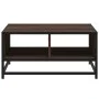 Mesa de centro madera ingeniería y metal marrón 60,5x60,5x30 cm by , Coffee table - Ref: Foro24-848768, Price: 45,13 €, Disco...