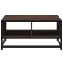 Mesa de centro madera ingeniería y metal marrón 60,5x60,5x30 cm by , Coffee table - Ref: Foro24-848768, Price: 45,71 €, Disco...