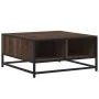 Mesa de centro madera ingeniería y metal marrón 60,5x60,5x30 cm by , Coffee table - Ref: Foro24-848768, Price: 45,13 €, Disco...
