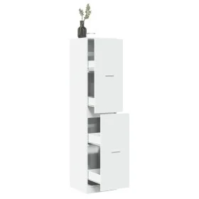 Medizinschrank aus weißem Ingenieurholz 40x41x174,5 cm von , Schließfächer und Lagerschränke - Ref: Foro24-3309645, Preis: 18...