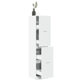 Medizinschrank aus weißem Ingenieurholz 40x41x174,5 cm von , Schließfächer und Lagerschränke - Ref: Foro24-3309645, Preis: 18...