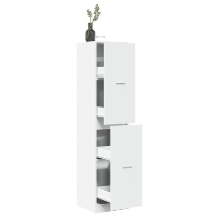 Armario botiquín madera de ingeniería blanco 40x41x174,5 cm by , Lockers and storage cabinets - Ref: Foro24-3309645, Price: 1...