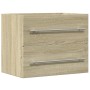 Waschbeckenunterschrank aus Spanplatte in Sonoma-Eiche, 60x38,5x48 cm. von , Badezimmermöbel - Ref: Foro24-856223, Preis: 46,...