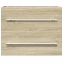 Armario para lavabo aglomerado roble Sonoma 60x38,5x48 cm by , Bathroom furniture - Ref: Foro24-856223, Price: 46,84 €, Disco...