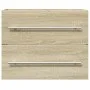 Armario para lavabo aglomerado roble Sonoma 60x38,5x48 cm by , Bathroom furniture - Ref: Foro24-856223, Price: 46,84 €, Disco...