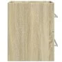 Waschbeckenunterschrank aus Spanplatte in Sonoma-Eiche, 60x38,5x48 cm. von , Badezimmermöbel - Ref: Foro24-856223, Preis: 46,...