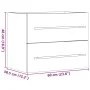 Armario para lavabo aglomerado roble Sonoma 60x38,5x48 cm by , Bathroom furniture - Ref: Foro24-856223, Price: 46,84 €, Disco...